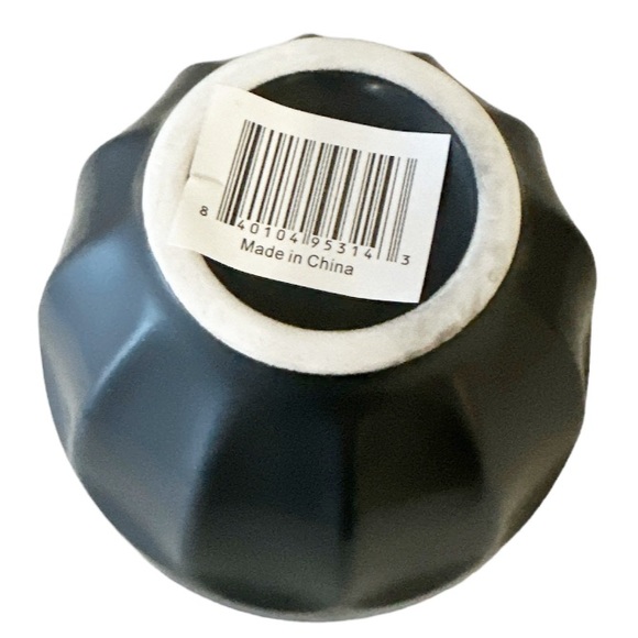 NEW Dwelling Studio BLACK MATTE Dessert Bowl Set/4 - Picture 4 of 4